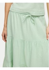 Vila Spódnica maxi Lania 14105428 Zielony Regular Fit. Kolor: zielony. Materiał: bawełna #4