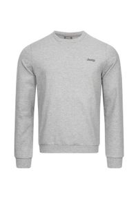 Jeep Męski Sweatshirt 2XL - Komfortowa Bawełna z Okrągłym Szyciem. Kolor: wielokolorowy. Materiał: poliester, bawełna #1