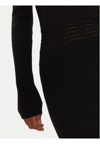 Morgan Sukienka dzianinowa 242-RMBROOK Czarny Slim Fit. Kolor: czarny. Materiał: wiskoza #4