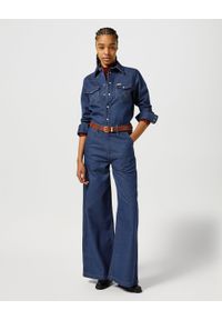 Wrangler - DAMSKI KOMBINEZON WRANGLER TROUSER COVERALL AGED BLUE 112356439