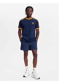 Adidas - adidas T-Shirt adicolor Classics 3-Stripes KA0472 Granatowy Slim Fit. Kolor: niebieski. Materiał: bawełna #5