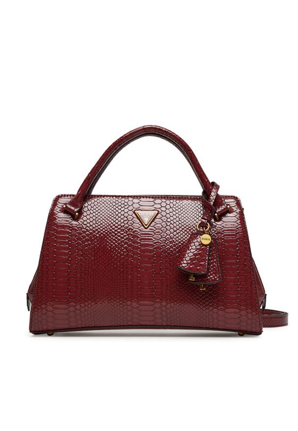 Guess Torebka Annita HWKB94 99060 Bordowy. Kolor: czerwony. Materiał: skórzane
