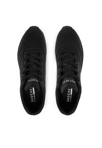 skechers - Skechers Sneakersy Uno 177861/BBK Czarny. Kolor: czarny. Materiał: skóra #4