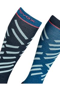 ORTOVOX - Skarpety skiturowe damskie Ortovox Ski Tour Long Socks. Kolor: zielony. Sport: narciarstwo