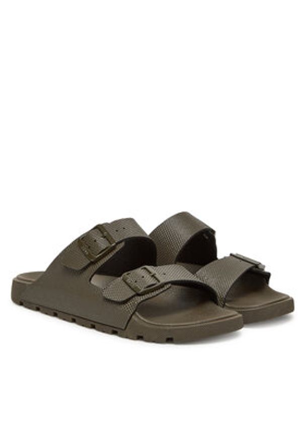 BOSS Klapki 50505540 Zielony. Kolor: zielony. Materiał: syntetyk