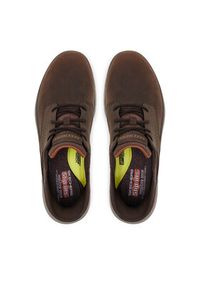 skechers - Skechers Sneakersy Orell-Yates 205249/COC Brązowy. Kolor: brązowy. Materiał: skóra #3