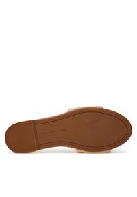 TOMMY HILFIGER - Tommy Hilfiger Espadryle Knit Mesh Espadrille Flat Sandal FW0FW08744 Beżowy. Kolor: beżowy. Materiał: materiał #5
