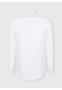 Pako Lorente - PAKO LORENTE – Biała koszula męska z długim rękawem. Kolor: biały. Materiał: bawełna. Długość rękawa: długi rękaw. Długość: długie. Wzór: gładki #4
