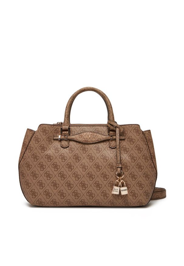 Guess Torebka Katya HWSG96 52060 Beżowy. Kolor: beżowy. Materiał: skórzane