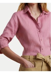 Lauren Ralph Lauren - LAUREN RALPH LAUREN Koszula 200782777067 Różowy Relaxed Fit. Kolor: różowy. Materiał: len #5