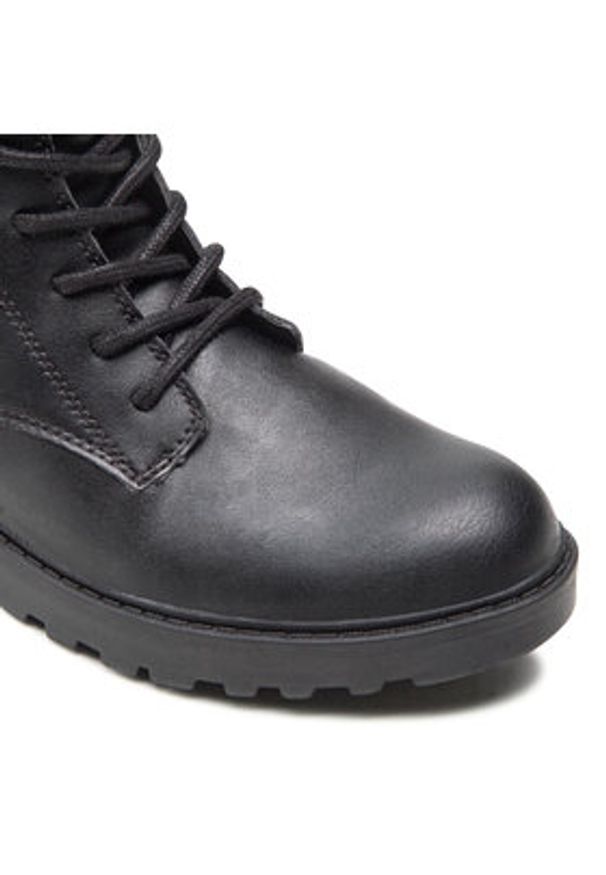 Geox Trapery J Casey G. B J2620B 000BC C9999 D Czarny. Kolor: czarny. Materiał: skóra