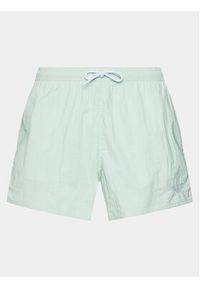 Emporio Armani Underwear Szorty kąpielowe 211756 4R422 02783 Zielony Regular Fit. Kolor: zielony. Materiał: syntetyk