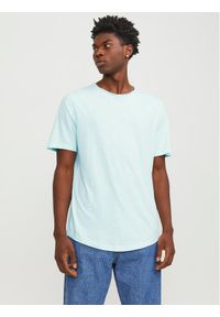 Jack & Jones - Jack&Jones T-Shirt Basher 12182498 Niebieski Regular Fit. Kolor: niebieski. Materiał: bawełna