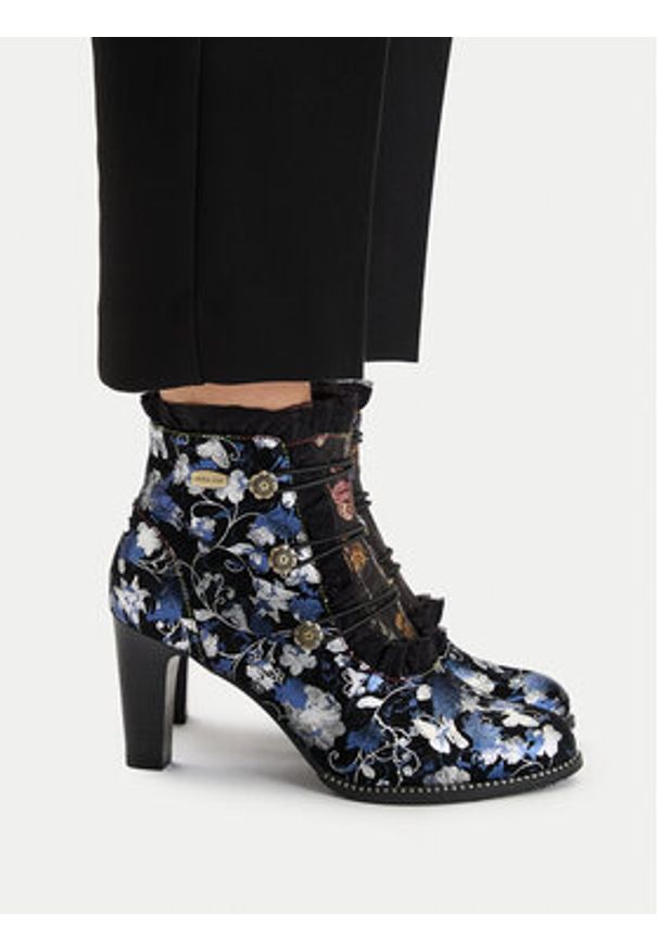 Laura Vita Botki Alcbaneo 130 Niebieski. Kolor: niebieski. Materiał: skóra