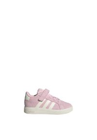 Adidas - Buty Grand Court 2.0 Kids. Kolor: żółty, biały, wielokolorowy, różowy