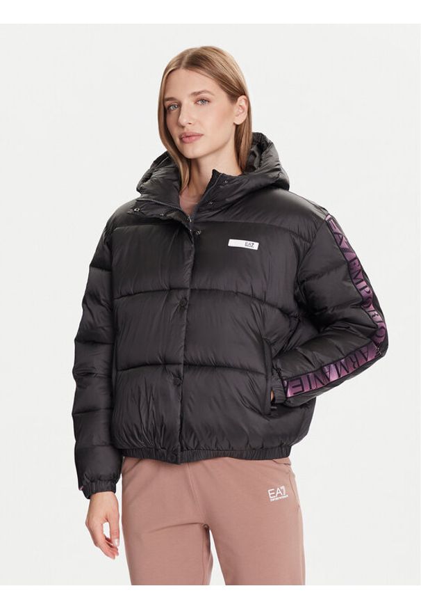 EA7 Emporio Armani Kurtka zimowa 7W000681 AF16413 U8117 Szary Regular Fit. Kolor: szary. Materiał: syntetyk. Sezon: zima