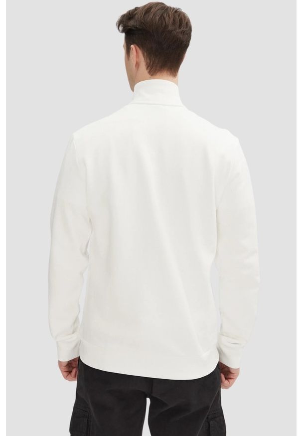 Aeronautica Militare - AERONAUTICA MILITARE Biała bawełniana męska bluza, Rozmiar M. Okazja: na co dzień. Kolor: biały. Materiał: bawełna. Styl: casual