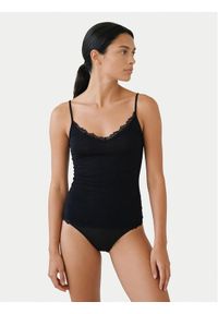 YSABEL MORA - Ysabel Mora Podkoszulek 19459 Czarny Slim Fit. Kolor: czarny. Materiał: wiskoza #1