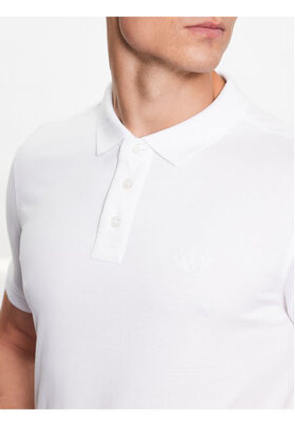JOOP! Jeans Polo 30037520 Biały Modern Fit. Typ kołnierza: polo. Kolor: biały. Materiał: bawełna
