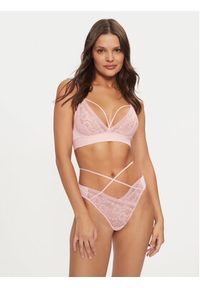 Hunkemöller Biustonosz braletka Remi 300126 Różowy. Kolor: różowy. Materiał: syntetyk #4