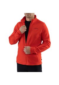 Bluza męska polarowa Viking Tesero Man. Kolor: czerwony. Materiał: polar. Styl: sportowy. Sport: turystyka piesza #1