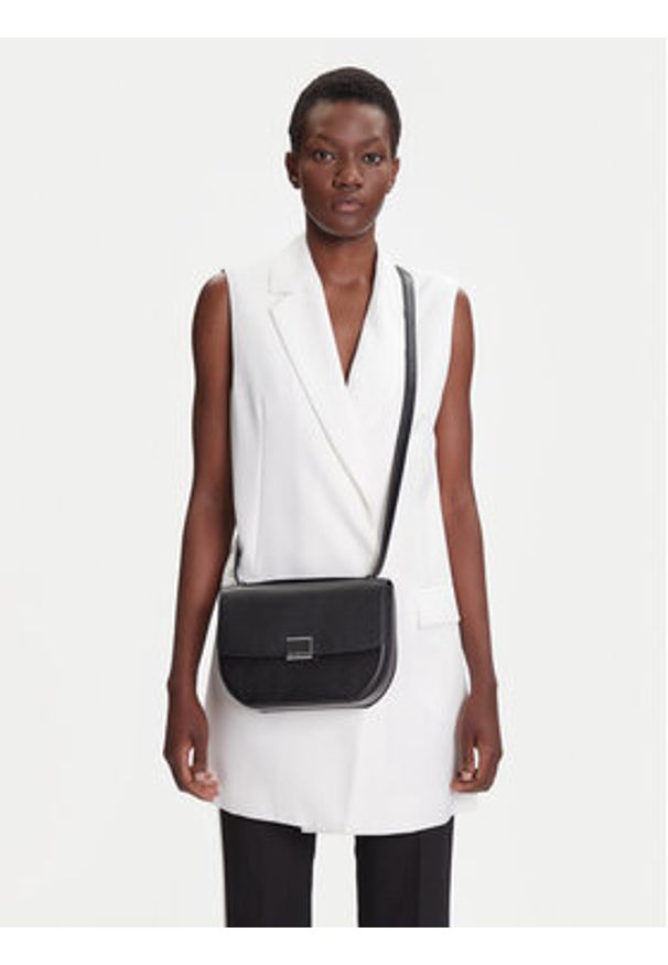 Karl Lagerfeld - KARL LAGERFELD Torebka A1W30444 Czarny. Kolor: czarny. Materiał: skórzane