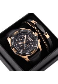 Paul Lorens - KOMPLET PREZENTOWY MĘSKI PAUL LORENS - Zegarek + Bransoletka (zg375f) #1