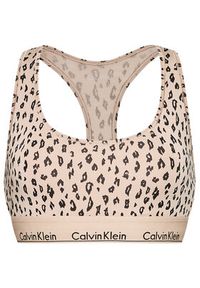 Calvin Klein Underwear Biustonosz top 0000F3785E Beżowy. Kolor: beżowy. Materiał: bawełna