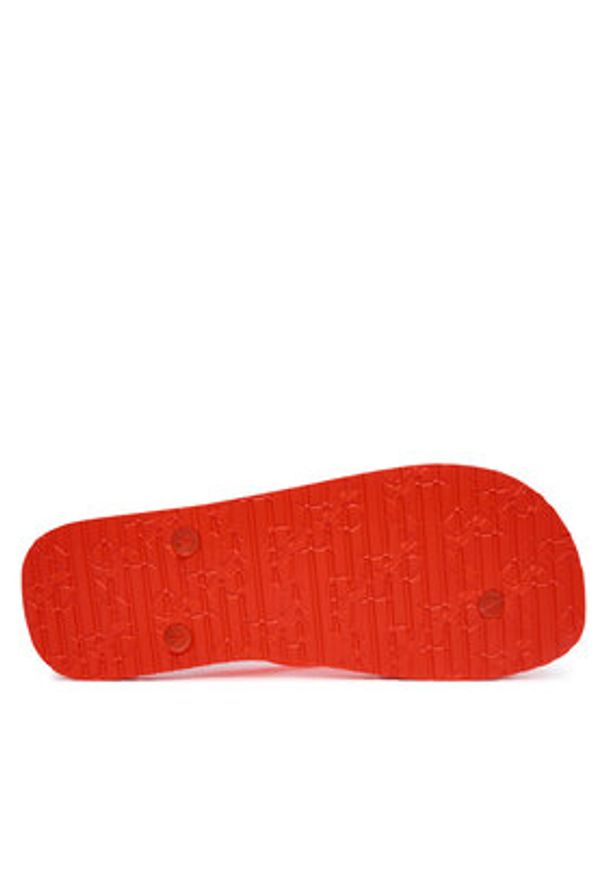 Calvin Klein Japonki Logo Strap HM0HM02105 Pomarańczowy. Kolor: pomarańczowy. Materiał: syntetyk