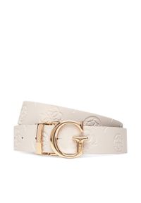 Guess Pasek Damski BW7861 P3430 Écru. Materiał: skóra