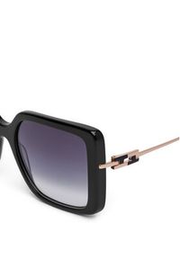 Trussardi Jeans - Trussardi Okulary przeciwsłoneczne TSW9057 Czarny. Kolor: czarny