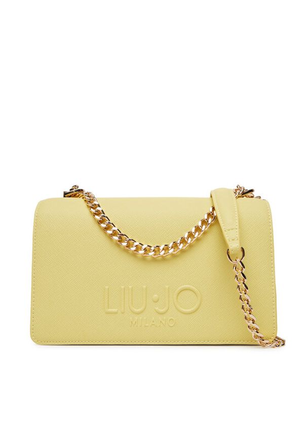 Liu Jo Torebka AA6056 ES029 Żółty. Kolor: żółty. Materiał: skórzane