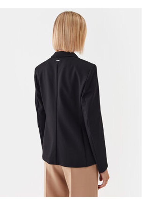 BOSS - Boss Marynarka 50495731 Czarny Regular Fit. Kolor: czarny. Materiał: bawełna, syntetyk