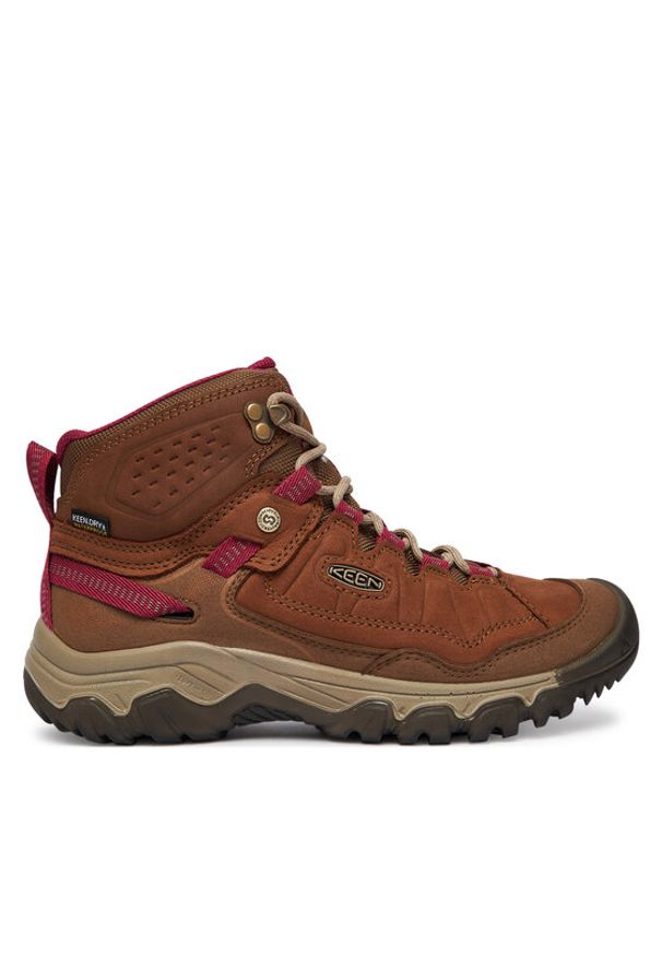 keen - Keen Trekkingi Targhee IV Mid Wp 1030689 Brązowy. Kolor: brązowy. Materiał: nubuk, skóra