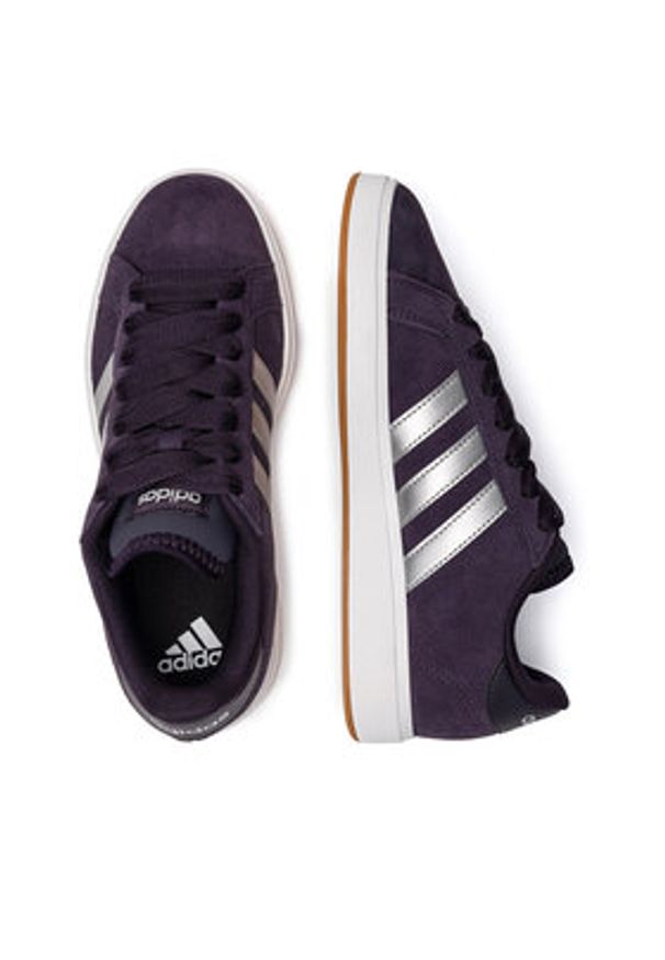 Adidas - adidas Sneakersy GRAND COURT BASE 00s IH6191 Fioletowy. Kolor: fioletowy. Materiał: skóra, zamsz