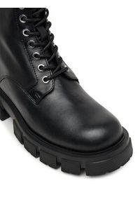 Love Moschino - LOVE MOSCHINO Trzewiki JA24085G0NIA000A Czarny. Kolor: czarny. Materiał: skóra #5