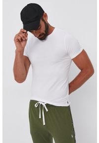Polo Ralph Lauren T-shirt (2-pack) męski kolor biały gładki. Okazja: na co dzień. Typ kołnierza: polo. Kolor: biały. Materiał: dzianina. Wzór: gładki. Styl: casual