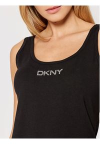 DKNY Sport Sukienka codzienna DP1D4465 Czarny Slim Fit. Okazja: na co dzień. Kolor: czarny. Materiał: bawełna. Typ sukienki: sportowe, proste. Styl: casual, sportowy #3