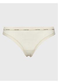 Calvin Klein Underwear Komplet 3 par stringów 000QD3802E Kolorowy. Materiał: syntetyk. Wzór: kolorowy #6