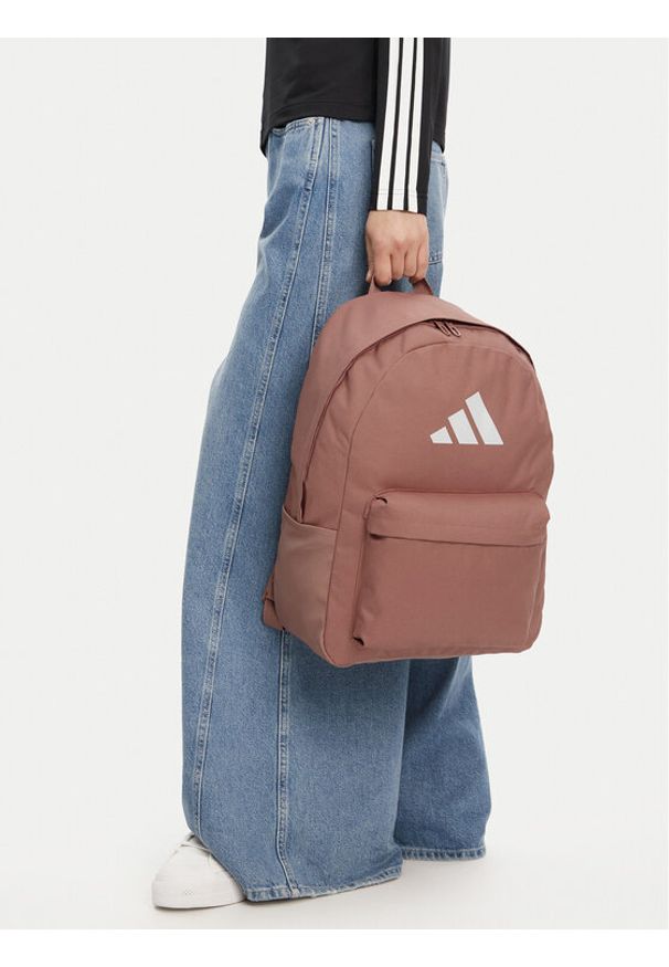 Adidas - adidas Plecak C-CLSC BARS BP IS7055 Różowy. Kolor: różowy. Materiał: materiał