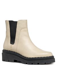 Geox Sztyblety D Felleny D46XEC 046NH C6182 Écru. Materiał: materiał #6