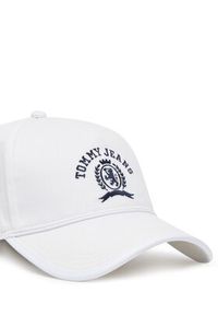 TOMMY HILFIGER - Tommy Hilfiger Czapka z daszkiem Cool Summer AW0AW17315 Écru. Materiał: materiał, bawełna