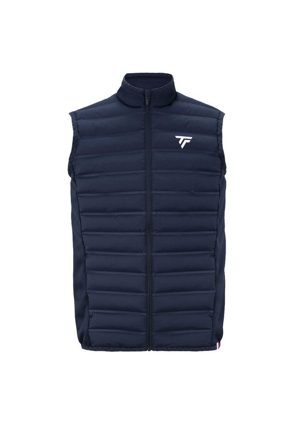 TECNIFIBRE - Kurtka puchowa bez rękawów Tecnifibre Tech. Kolor: niebieski. Materiał: puch. Długość rękawa: bez rękawów. Styl: sportowy