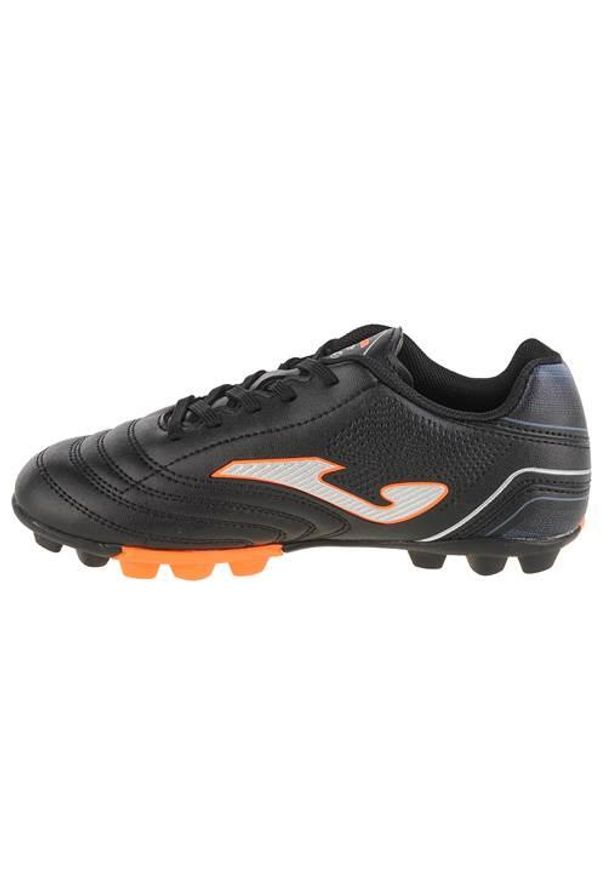 Buty piłkarskie dla dzieci Joma Toledo Jr. Zapięcie: sznurówki. Kolor: czarny. Materiał: materiał, syntetyk. Szerokość cholewki: normalna. Sport: piłka nożna