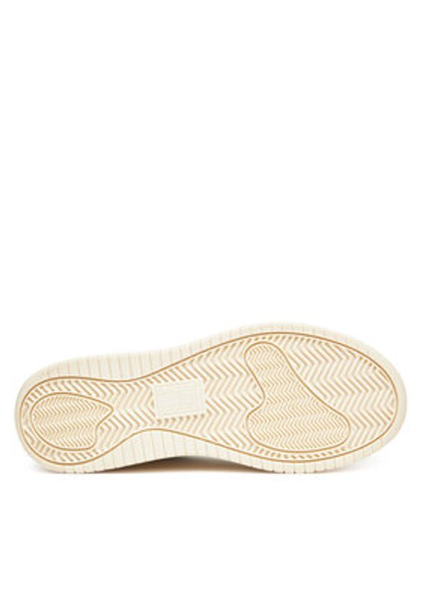 Tommy Jeans Sneakersy Tjw Retro Basket Flatform EN0EN02840 Écru. Materiał: skóra