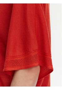 Morgan Bluzka 241-MCHRIS Pomarańczowy Relaxed Fit. Kolor: pomarańczowy. Materiał: wiskoza #3