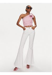 Pinko Bluzka Nosiola 102780 Y3LE Różowy Slim Fit. Kolor: różowy. Materiał: syntetyk #4