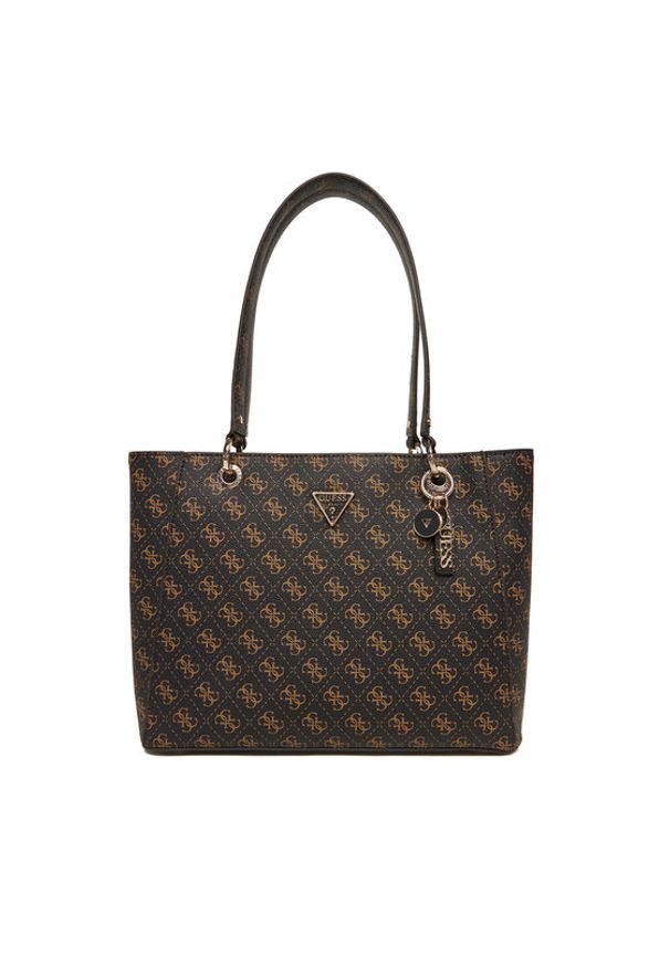 Guess Torebka Noelle II HWQG96 72250 Czarny. Kolor: czarny. Materiał: skórzane