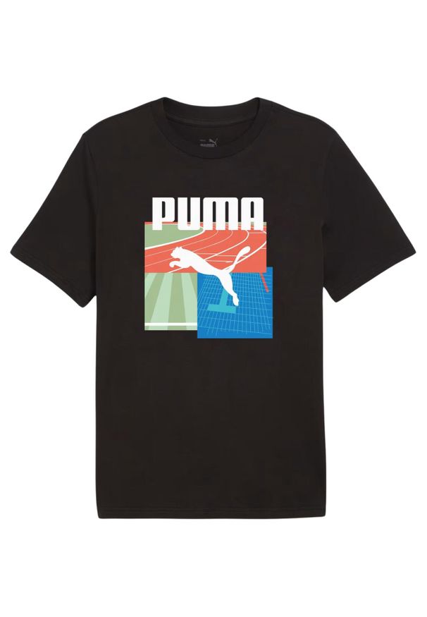 Puma - Męska Koszulka Sportowa Summer II. Kolor: czarny