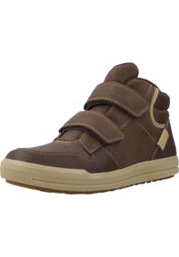 Geox - Buty GEOX J ARZACH Brązowy. Kolor: brązowy. Materiał: syntetyk, tkanina. Sport: turystyka piesza